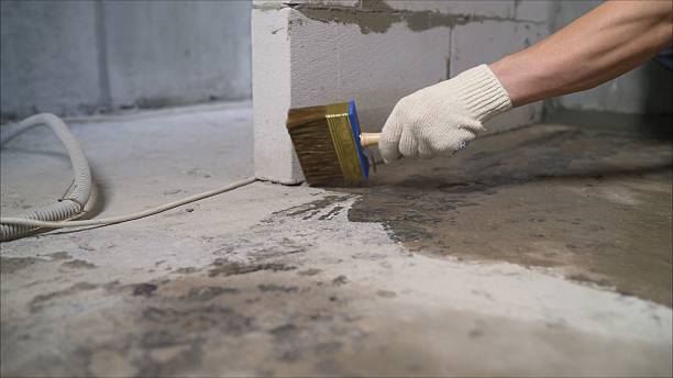 Crawl space vapor barrier installation in Springport, IN